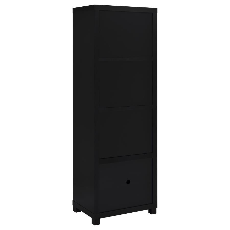 Jupiter - 3 Piece Entertainment Center TV Stand - Black Entertainment Centers modern furniture Contempo Furniture