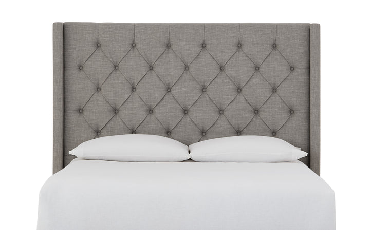 Modus Furniture 3Zfbl5Bh64 Verona Tufted Upholstered Headboard In Speckled Grey