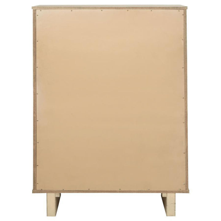Kailani - 5 - Drawer Bedroom Chest Of Drawers - Beige Oak Accent Chest modern furniture Contempo Furniture