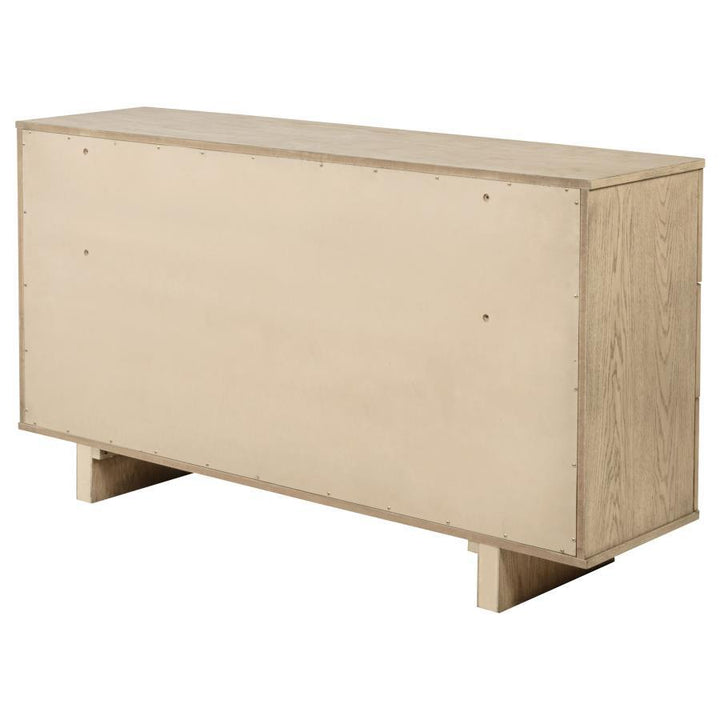 Kailani - 9 - Drawer Dresser Cabinet - Beige Oak Dressers modern furniture Contempo Furniture