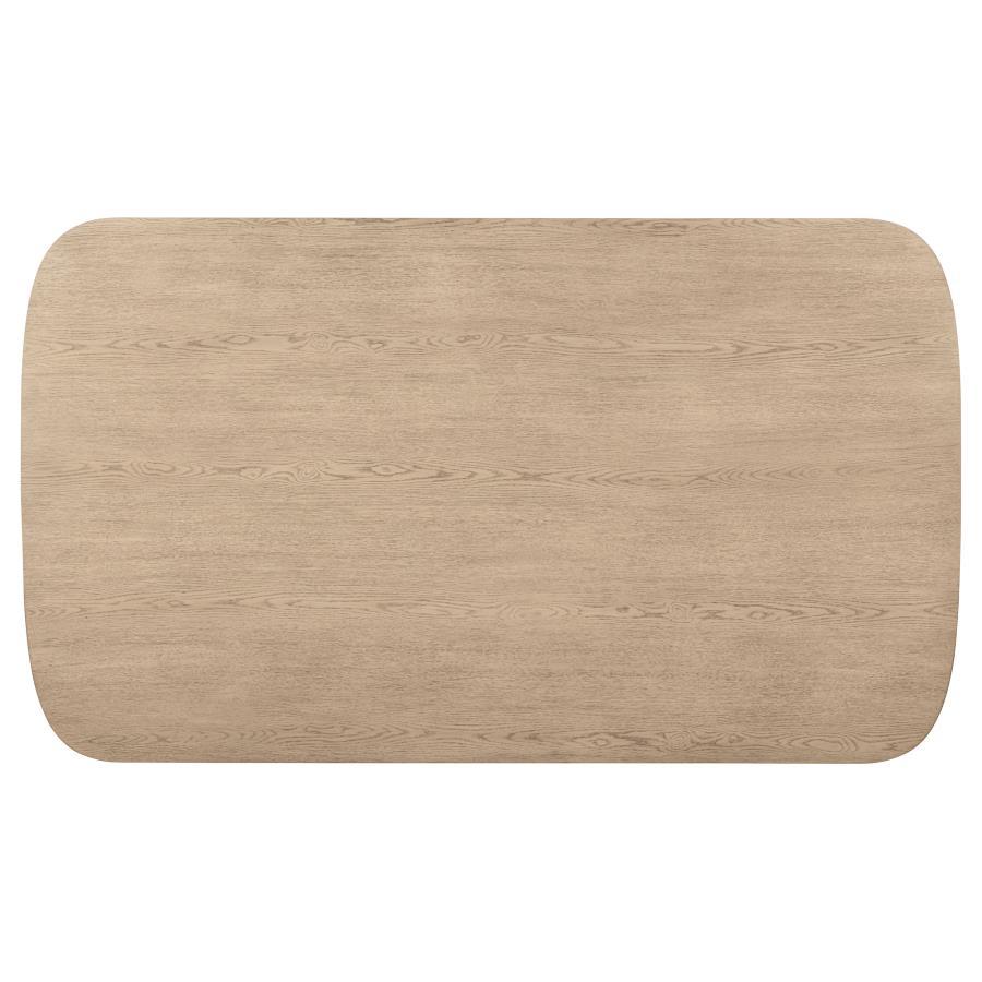 Kailani - Cane Counter Height Storage Dining Table - Beige Oak Counter Table modern furniture Contempo Furniture