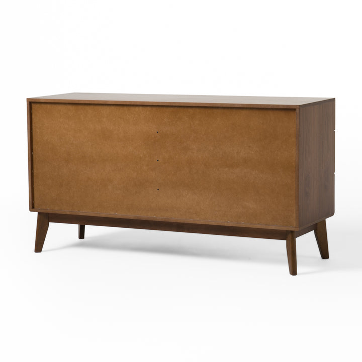 Kamela- Modern Walnut Dresser - View 7