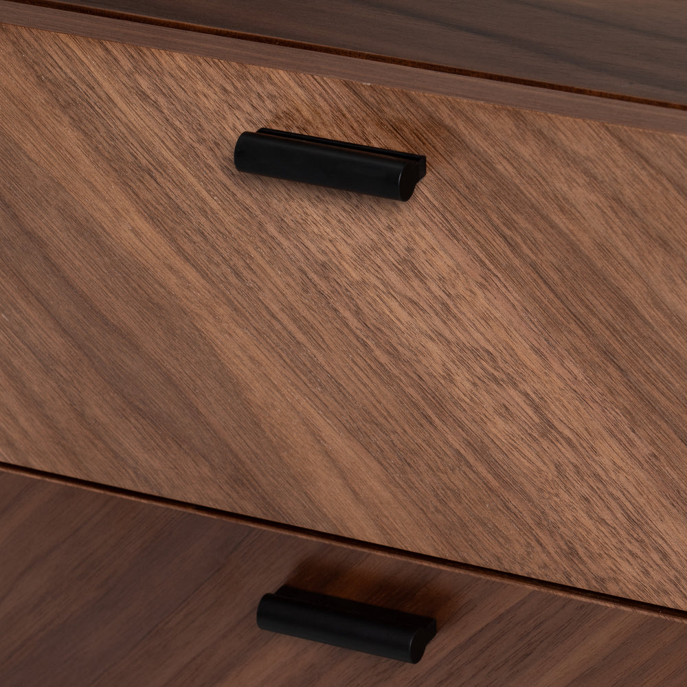 Kamela- Modern Walnut Dresser - View 8