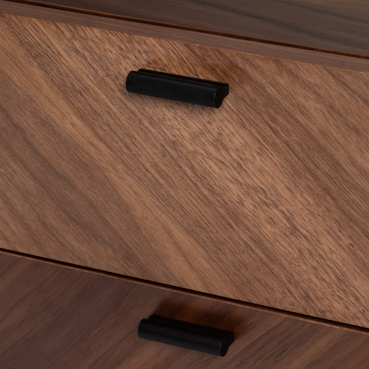 Kamela- Modern Walnut Dresser - View 8