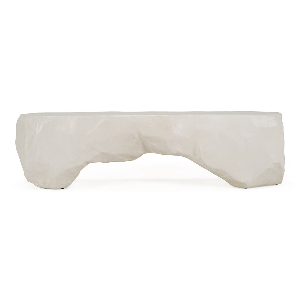 Kamet - Modern Cream Concrete Bench