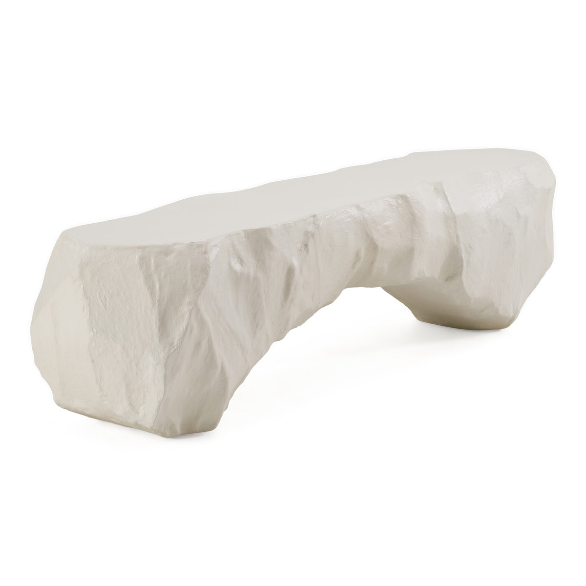 Kamet - Modern Cream Concrete Bench