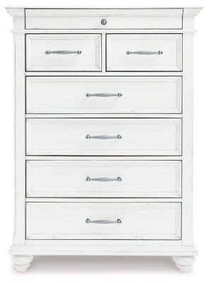 Kanwyn Chest of Drawers - White Accent Chest modern furniture Contempo Furniture