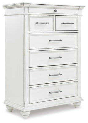 Kanwyn Chest of Drawers - White Accent Chest modern furniture Contempo Furniture