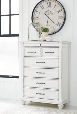 Kanwyn Chest of Drawers - White Accent Chest modern furniture Contempo Furniture