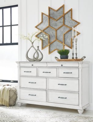 Kanwyn Dresser - White Dresser modern furniture Contempo Furniture