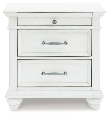 Kanwyn Nightstand - White Accent Nightstand modern furniture Contempo Furniture