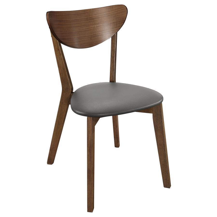 Karri - 2 Piece Home Office Computer Desk And Chair Set - Walnut 2 - Piece Home Office Set modern furniture Contempo Furniture