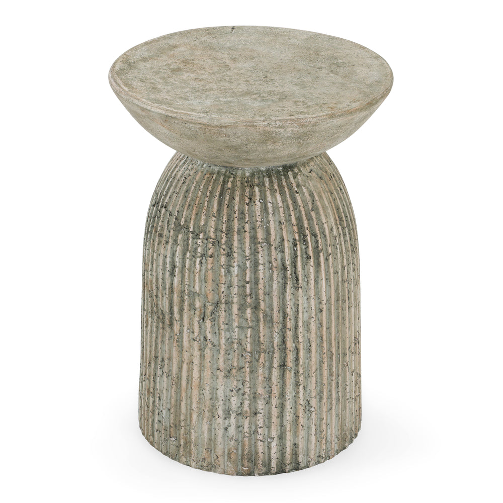 Katyal - Modern Old Grey Fiberform End Table - View 2