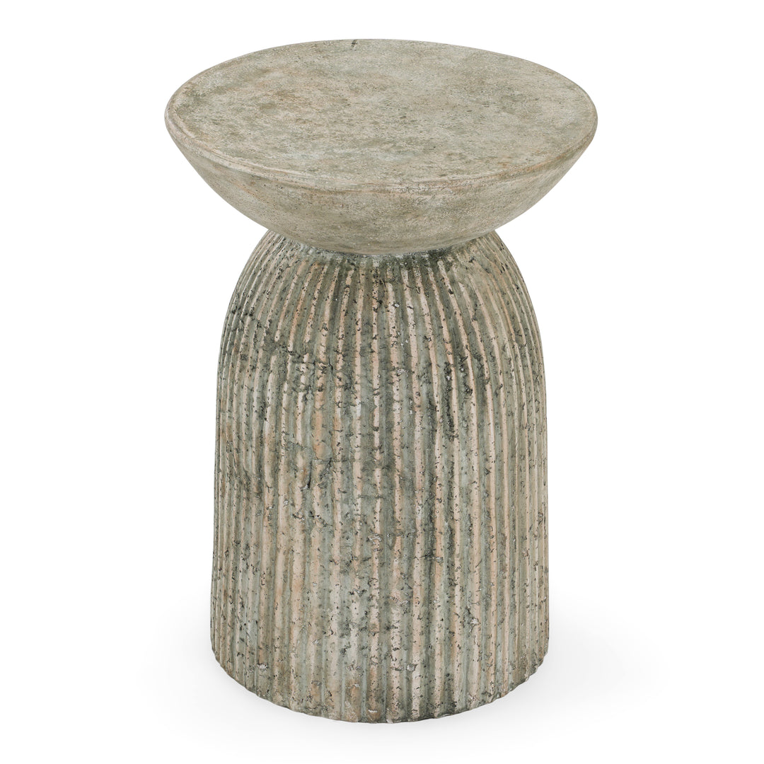 Katyal - Modern Old Grey Fiberform End Table