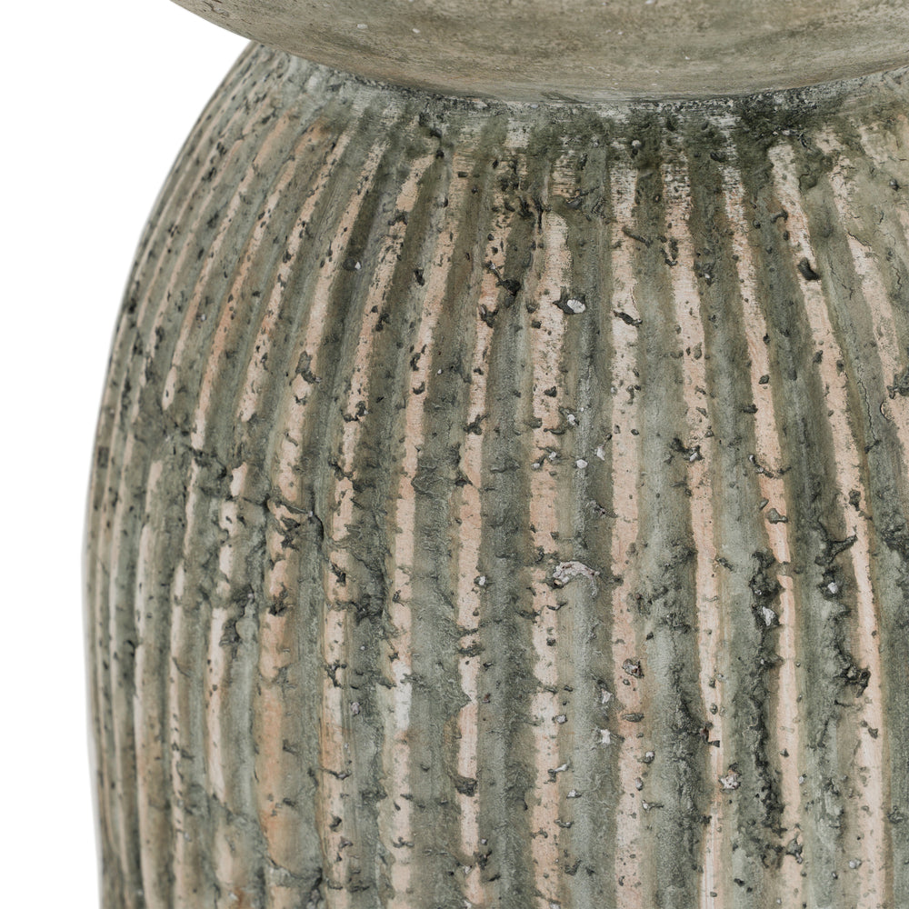 Katyal - Modern Old Grey Fiberform End Table - View 3