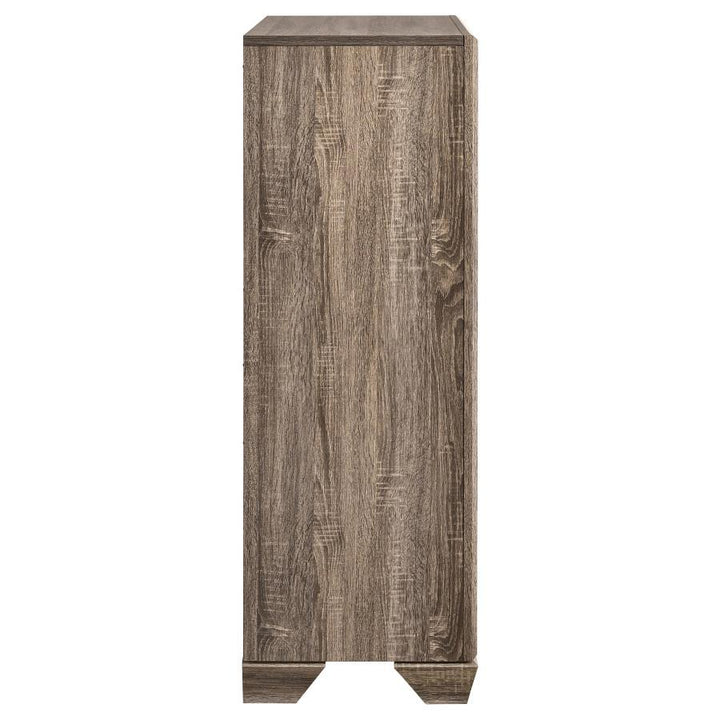 Kauffman - 5 - Drawer Bedroom Chest - Washed Taupe Accent Chest modern furniture Contempo Furniture