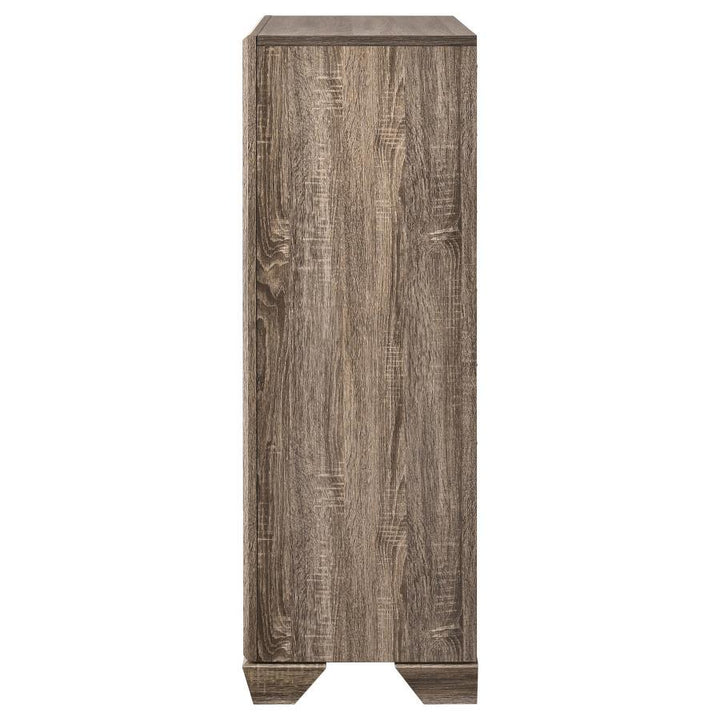 Kauffman - 5 - Drawer Bedroom Chest - Washed Taupe Accent Chest modern furniture Contempo Furniture