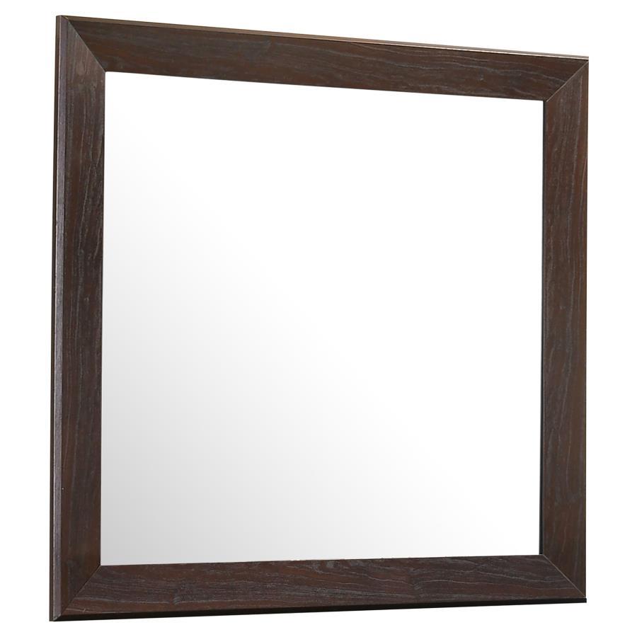 Kauffman - Dresser Mirror - Dark Cocoa Mirror modern furniture Contempo Furniture