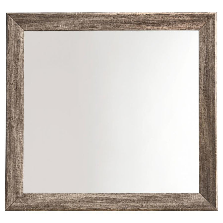 Kauffman - Dresser Mirror - Washed Taupe Mirror modern furniture Contempo Furniture