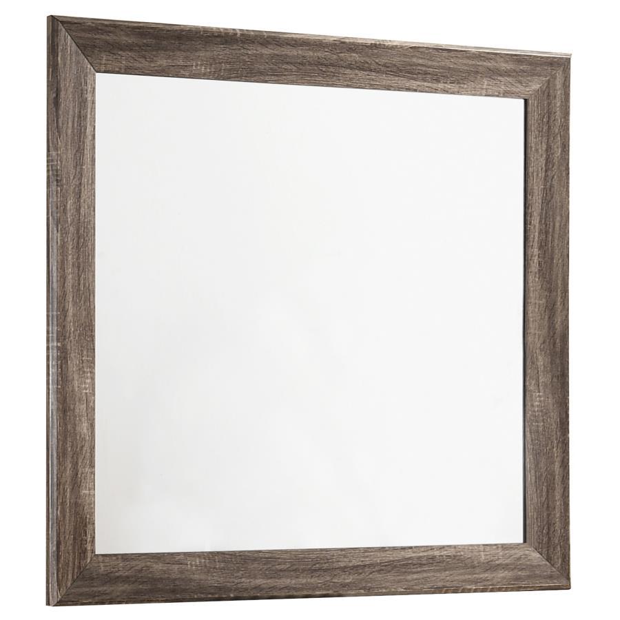 Kauffman - Dresser Mirror - Washed Taupe Mirror modern furniture Contempo Furniture