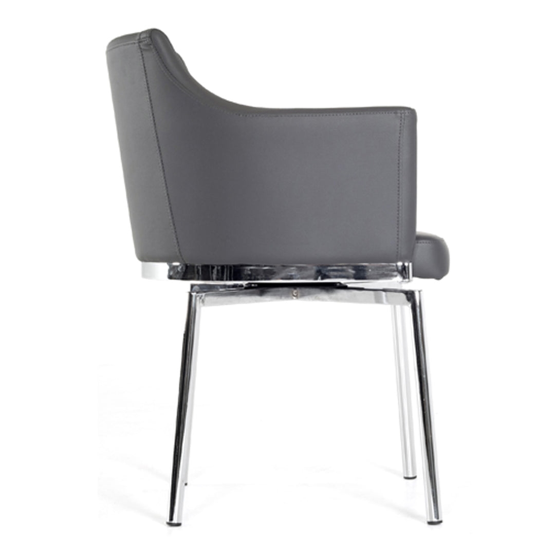 Kaweah Modern Grey Dining Chair