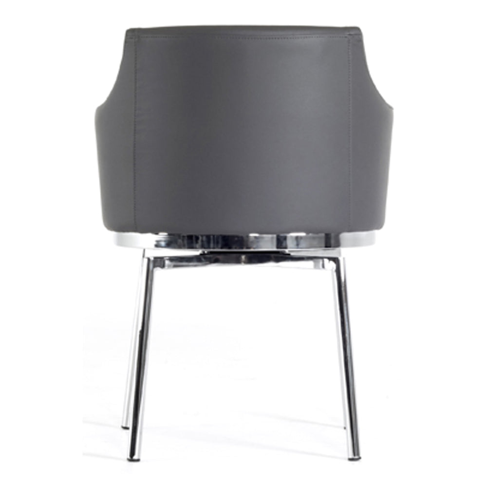 Kaweah Modern Grey Dining Chair - View 8