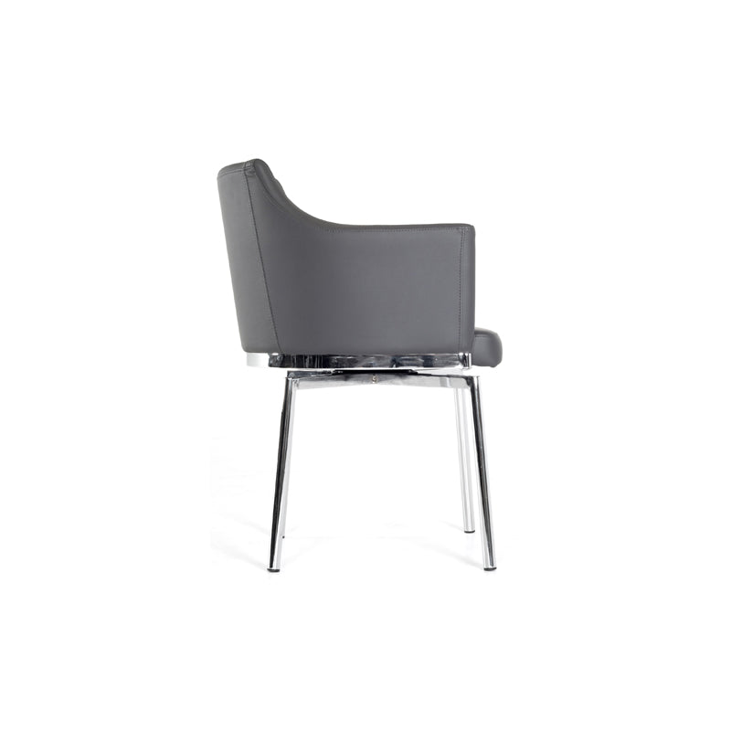 Kaweah Modern Grey Dining Chair