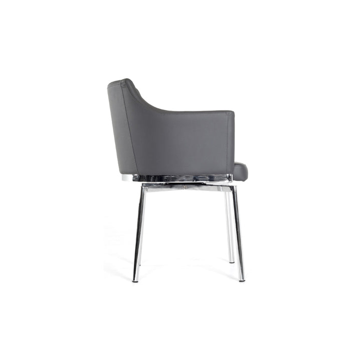 Kaweah Modern Grey Dining Chair