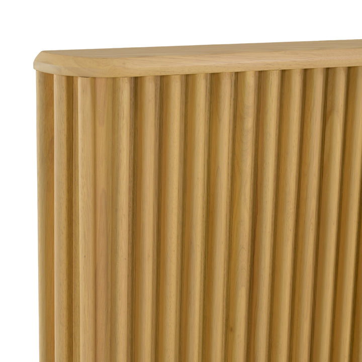 Kayce - Modern Natural Oak Bed