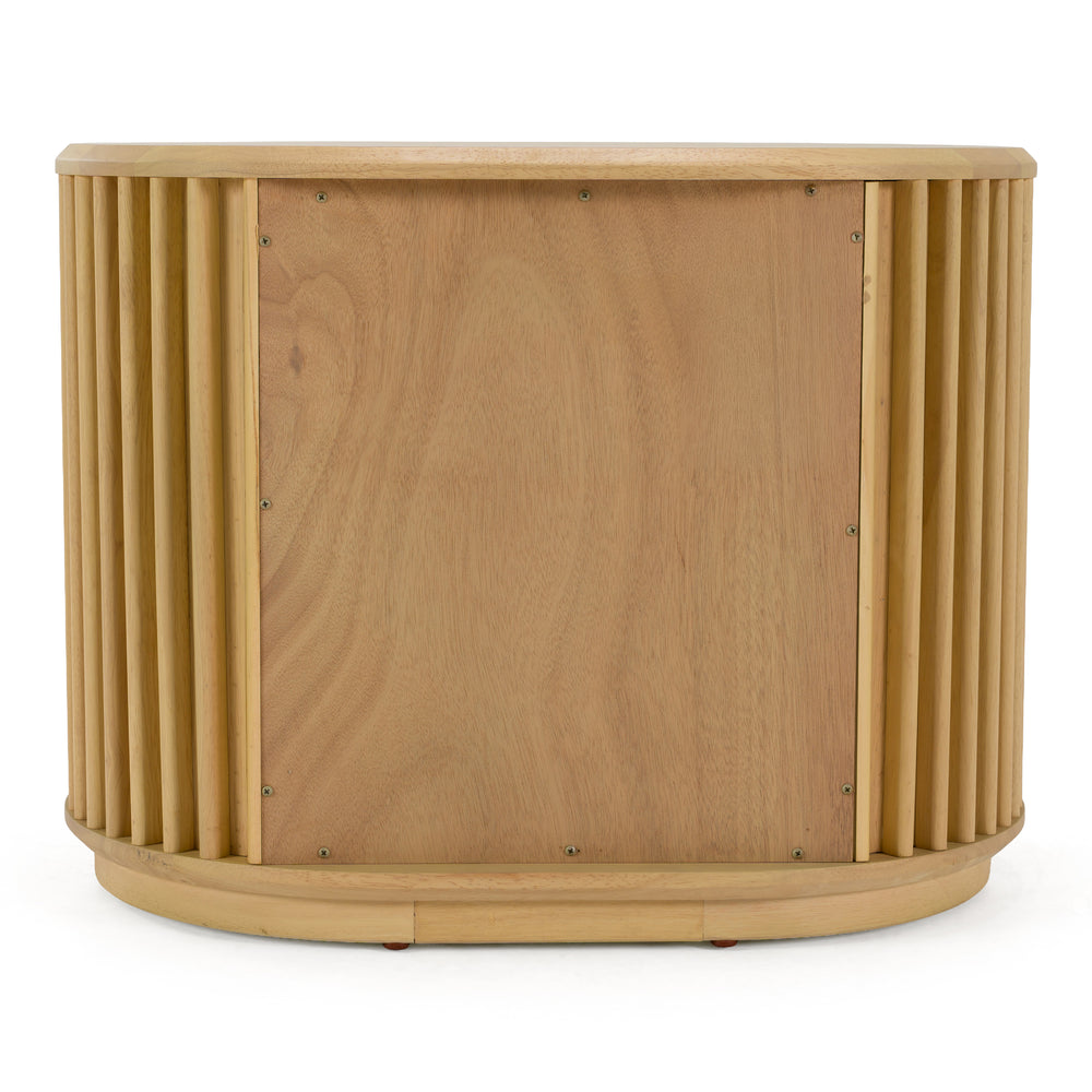 Kayce - Modern Natural Oak Nightstand - View 5