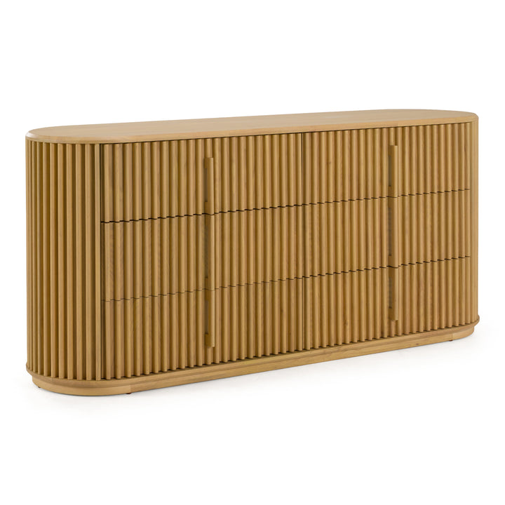 Kayce - Modern Natural Oak 4-Piece Bedroom Set