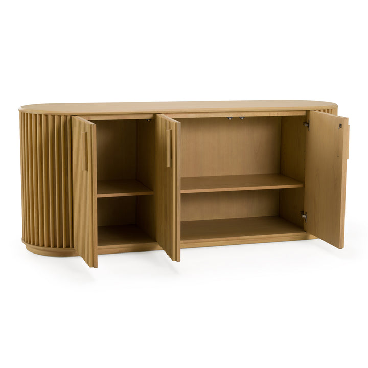 Kayce - Modern Natural Oak Buffet