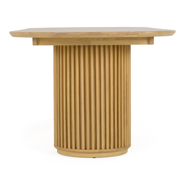 Kayce - Modern Natural Oak Oval Dining Table