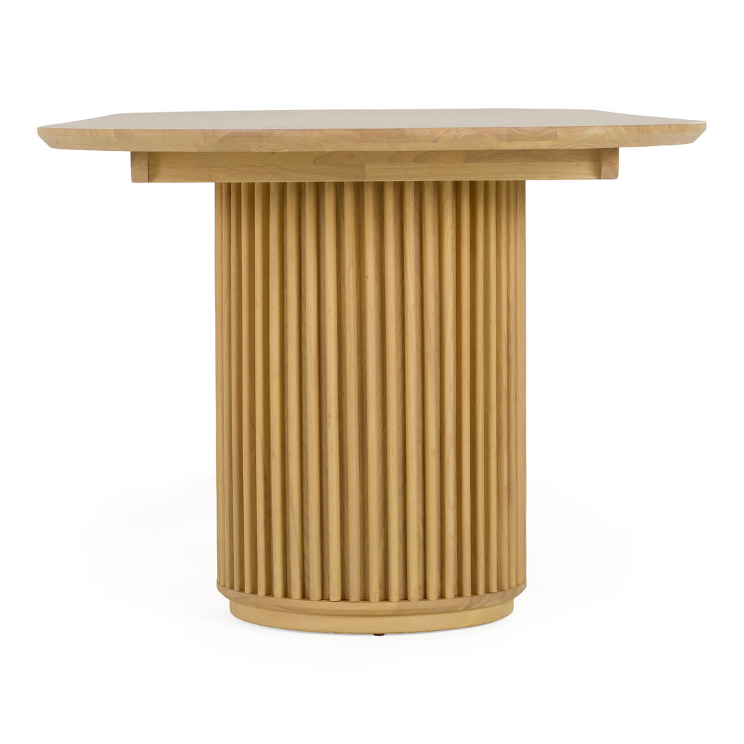 Kayce - Modern Natural Oak Oval Dining Table
