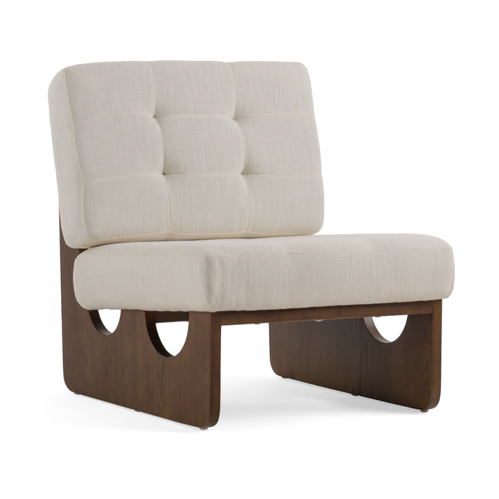 Kaylie  Contemporary Off White Accent Chair