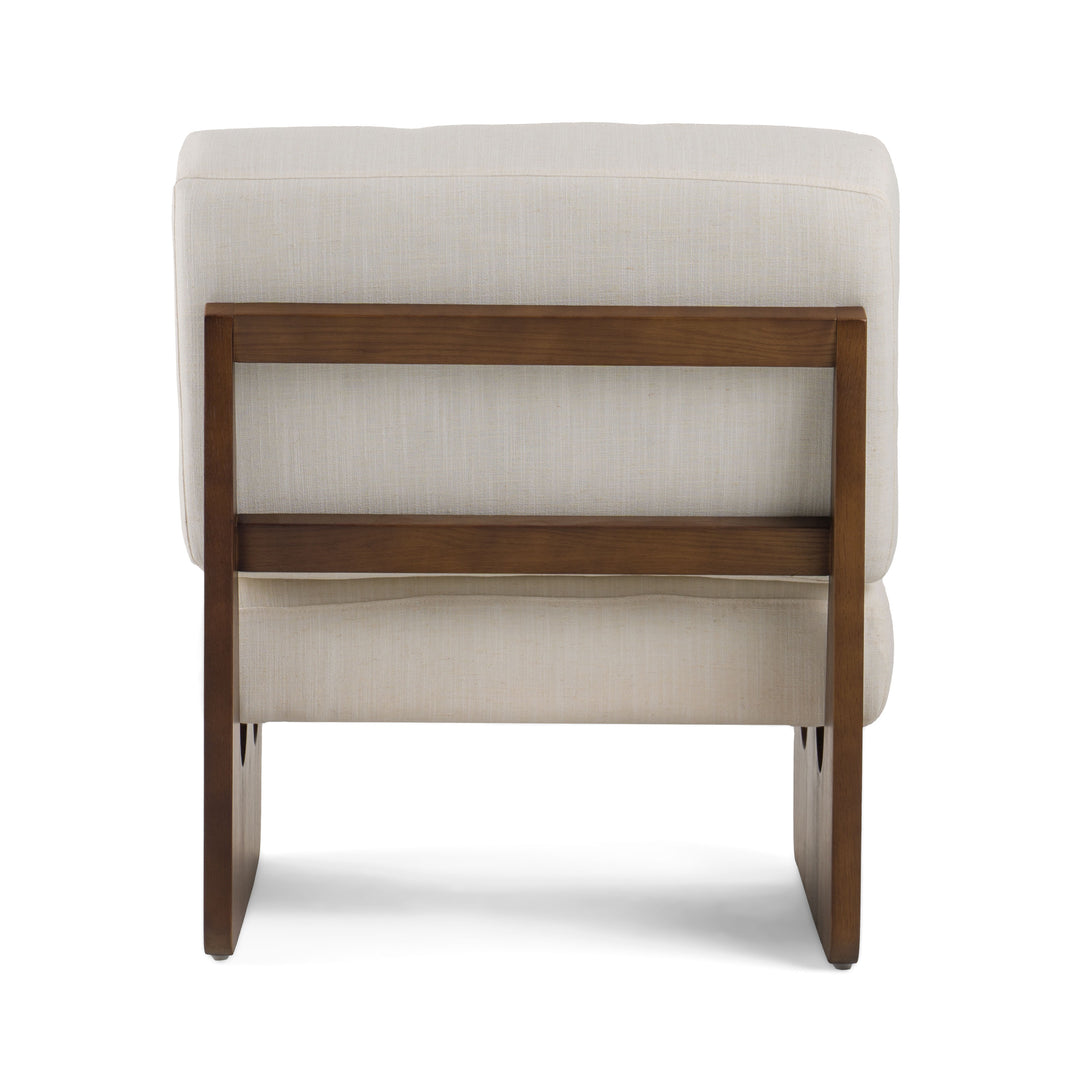 Kaylie  Contemporary Off White Accent Chair