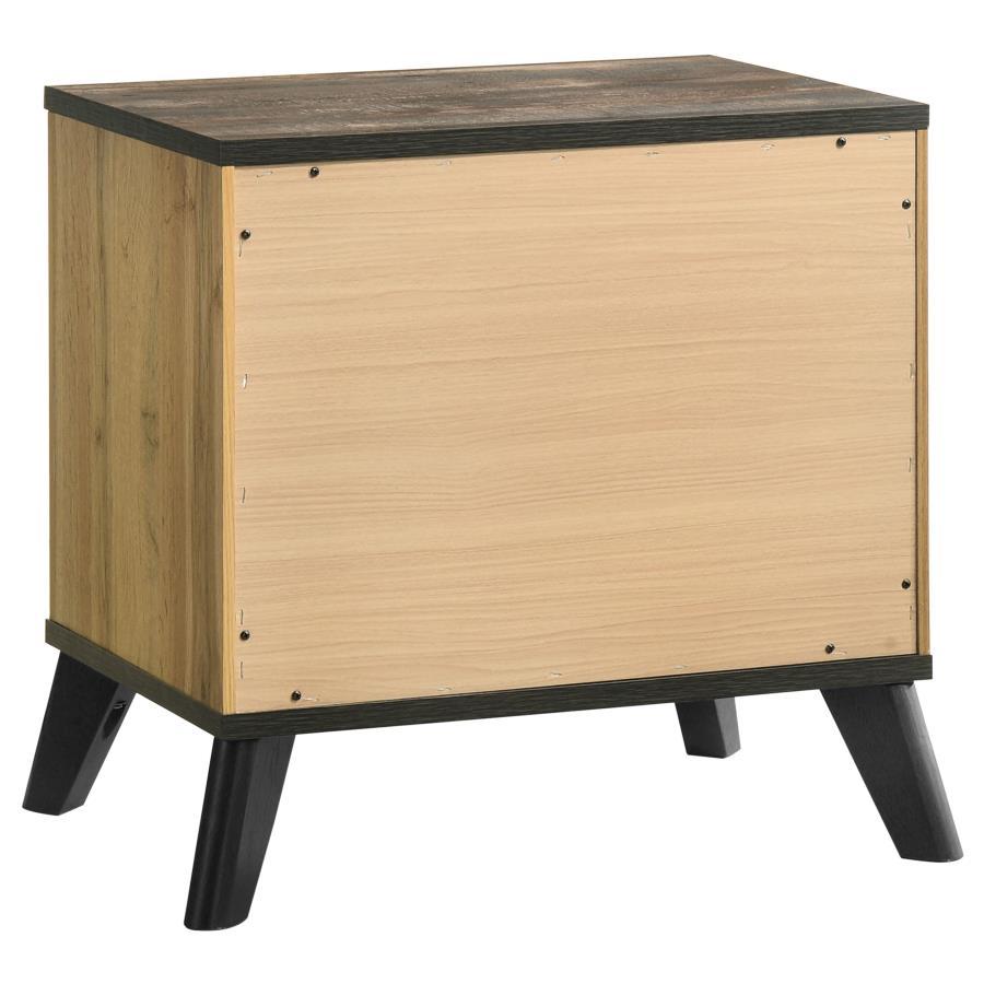Kaywood - 2 - Drawer Nightstand Bedside Table - Natural Pine Accent Nightstand modern furniture Contempo Furniture