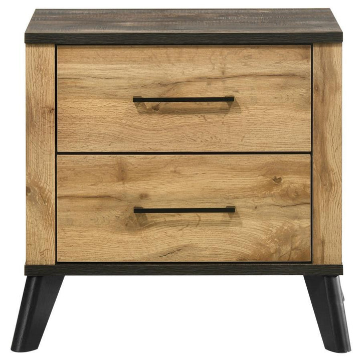 Kaywood - 2 - Drawer Nightstand Bedside Table - Natural Pine Accent Nightstand modern furniture Contempo Furniture