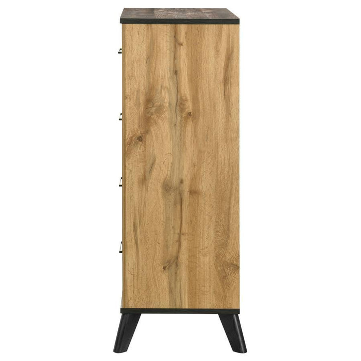 Kaywood - 4 - Drawer Bedroom Chest Of Drawers - Natural Pine Accent Chest modern furniture Contempo Furniture