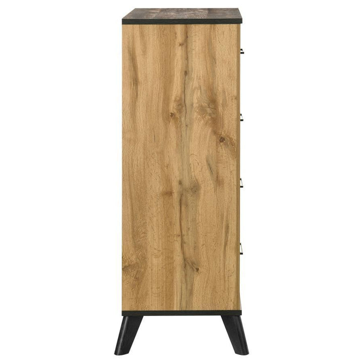 Kaywood - 4 - Drawer Bedroom Chest Of Drawers - Natural Pine Accent Chest modern furniture Contempo Furniture