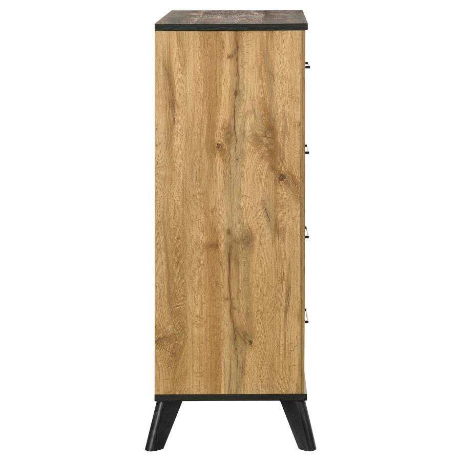 Kaywood - 4 - Drawer Bedroom Chest Of Drawers - Natural Pine Accent Chest modern furniture Contempo Furniture