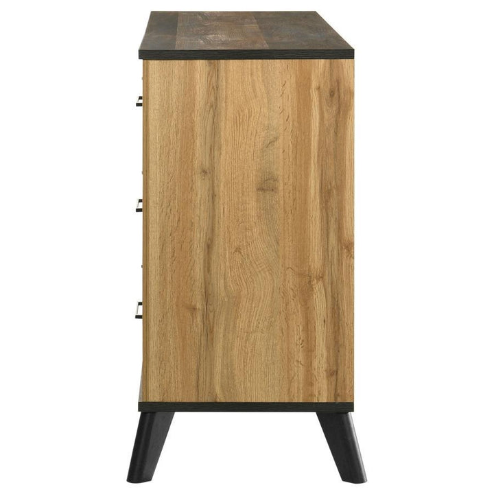 Kaywood - 6 - Drawer Dresser Cabinet - Natural Pine Dressers modern furniture Contempo Furniture