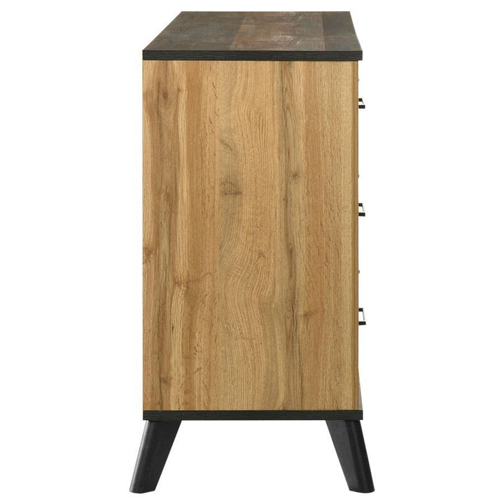 Kaywood - 6 - Drawer Dresser Cabinet - Natural Pine Dressers modern furniture Contempo Furniture