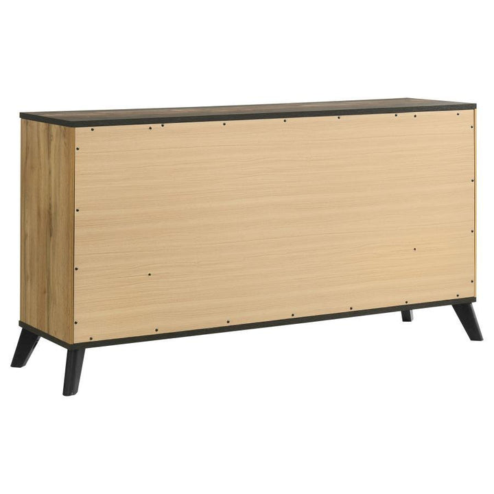 Kaywood - 6 - Drawer Dresser Cabinet - Natural Pine Dressers modern furniture Contempo Furniture