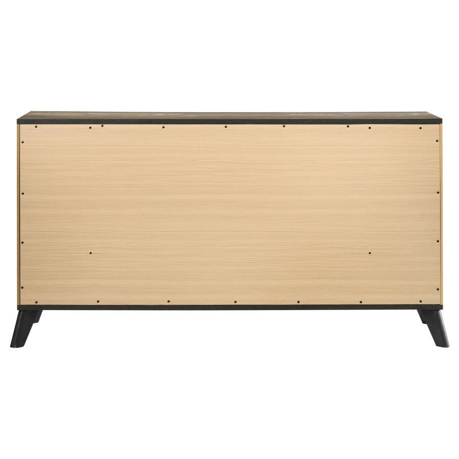 Kaywood - 6 - Drawer Dresser Cabinet - Natural Pine Dressers modern furniture Contempo Furniture