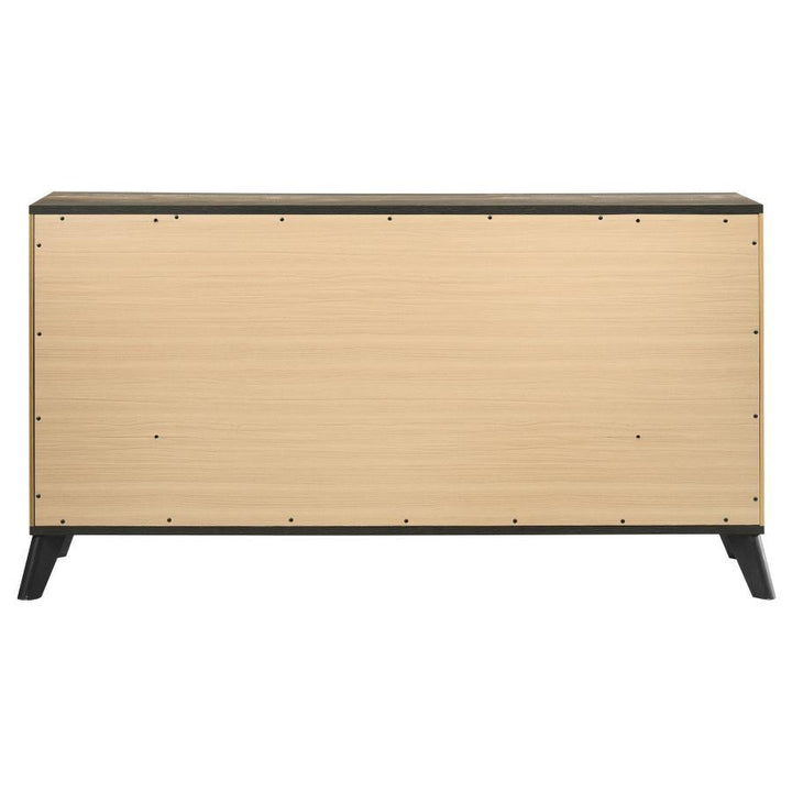 Kaywood - 6 - Drawer Dresser Cabinet - Natural Pine Dressers modern furniture Contempo Furniture