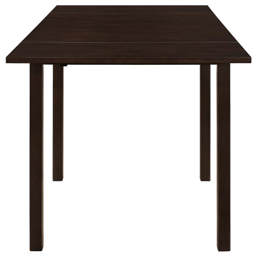 Kelso - 3 Piece Drop Leaf Dining Table Set - Cappuccino 3 - Piece Dining Room Set modern furniture Contempo Furniture