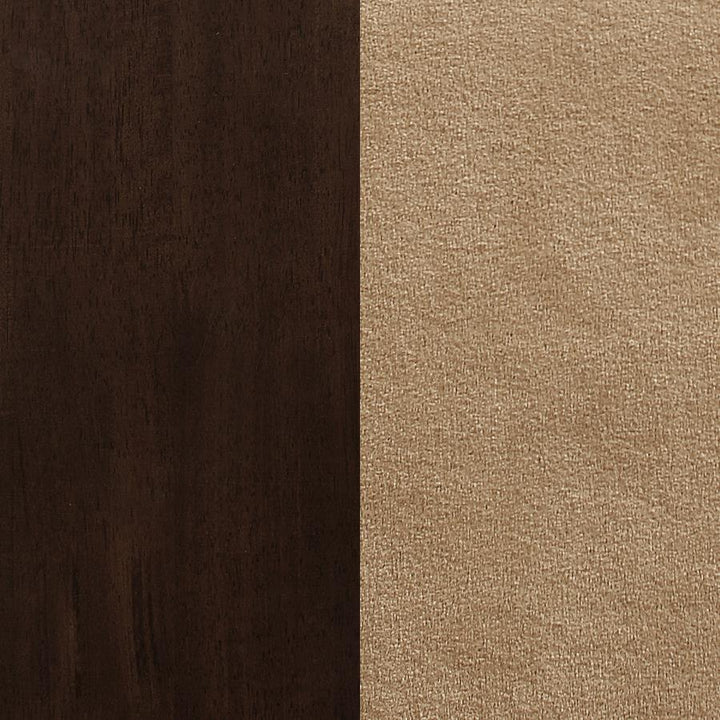 Kelso - Lattice Back Dining Side Chair (Set of 2) - Cappuccino Chair Set modern furniture Contempo Furniture