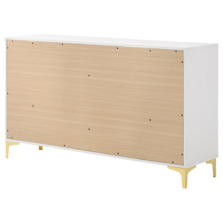 Kendall - 6 - Drawer Dresser - White Dressers modern furniture Contempo Furniture