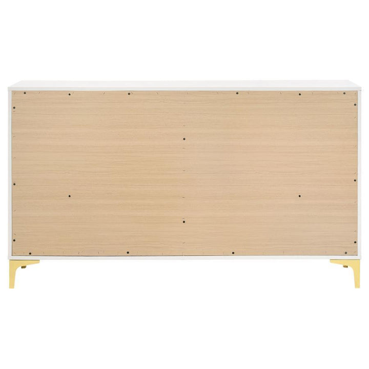 Kendall - 6 - Drawer Dresser - White Dressers modern furniture Contempo Furniture